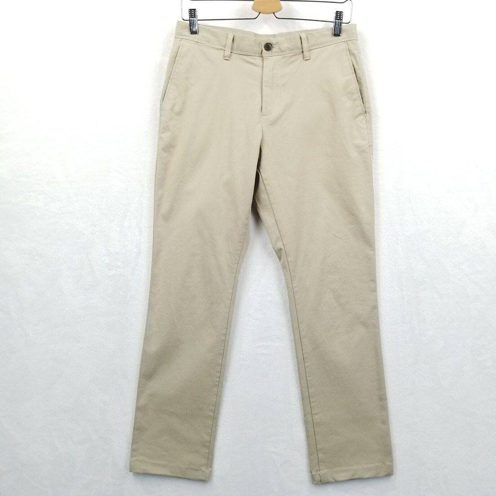 Reiss London Pants Women 30‎ x 29 Beige Cotton Stretch Chinos Career Old Money